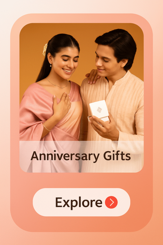 "Anniversary gifts from Wearblush | Elegant jewelry gifts for anniversary celebrations"